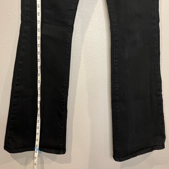 Paige lowrise flare laurel canyon black jeans - Picture 4 of 14